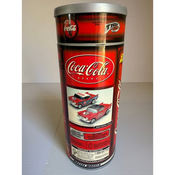 Coca-Cola ’57 Chevy Canned Heat Tyco R/C Car – Mattel Wheels 49 MHz - Picture 14 of 15